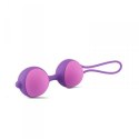 Kulki-Palline Vaginali Bi-Balls Double Purple