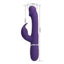 PRETTY LOVE - Kampas dark Purple, 7 vibration functions 4 licking settings