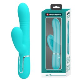 PRETTY LOVE - Mariana light blue, 7 vibration functions, 7 thrusting settings, 4 rolling functions, 4 nodding functions