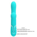 PRETTY LOVE - Mariana light blue, 7 vibration functions, 7 thrusting settings, 4 rolling functions, 4 nodding functions