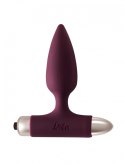 Vibrating Anal Plug Spice it up New Edition Glory Wine red