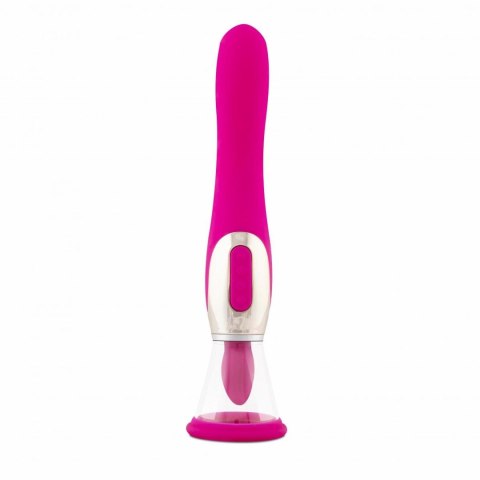 Pleasure Pump With G-Spot Vibrator - Pink Pleasure Pump With G-Spot Vibrator - Pink