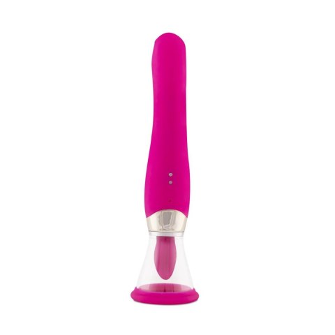 Pleasure Pump With G-Spot Vibrator - Pink Pleasure Pump With G-Spot Vibrator - Pink
