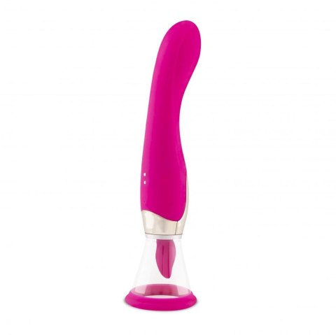 Pleasure Pump With G-Spot Vibrator - Pink Pleasure Pump With G-Spot Vibrator - Pink