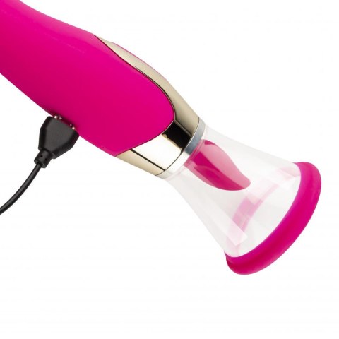 Pleasure Pump With G-Spot Vibrator - Pink Pleasure Pump With G-Spot Vibrator - Pink