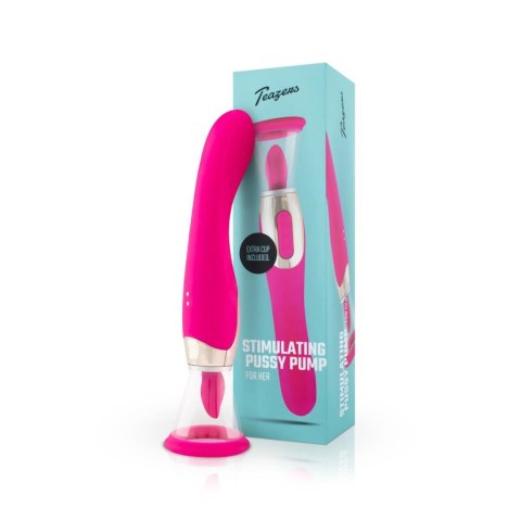 Pleasure Pump With G-Spot Vibrator - Pink Pleasure Pump With G-Spot Vibrator - Pink