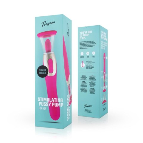 Pleasure Pump With G-Spot Vibrator - Pink Pleasure Pump With G-Spot Vibrator - Pink