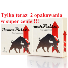 PowerPulsepowoduje szybką i długą erekcję. Pakiet zawiera 2 opakowania produktu Supl.diety