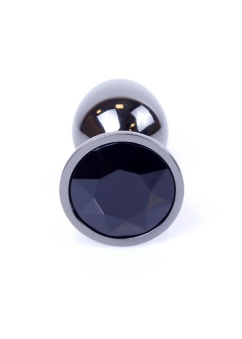 Plug-Jewellery Dark Silver PLUG- Black