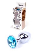 Plug-Jewellery Silver PLUG- Light Blue