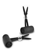 FETISH FANTASY SERIES LIMITED EDITION VIBRATING SILICONE NIPPLE LASSOS BLACK