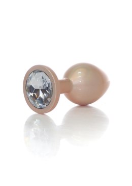 Plug-Jewellery Pearl Gold PLUG- Clear M