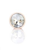 Plug-Jewellery Pearl Gold PLUG- Clear S