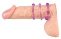 Cock Rings Set "Get Hard" lila