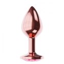 Plug-Butt Plug Diamond Ruby Shine L Rose Gold