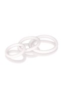 Rubber Ring - 3 Piece Set White