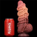 9.5'' Dual layered Platinum Silicone Cock with Rope 9.5'' Dual layered Platinum Silicone Cock with Rope