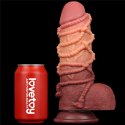 9.5'' Dual layered Platinum Silicone Cock with Rope 9.5'' Dual layered Platinum Silicone Cock with Rope