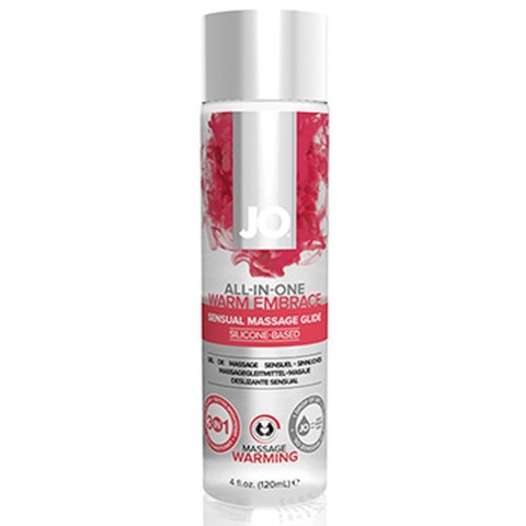 System JO - All-in-One Sensual Massage Glide Warming 120 ml System JO - All-in-One Sensual Massage Glide Warming 120 ml
