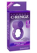 Pierścień-SENSUAL TOUCH LOVE RING PURPLE