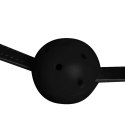 Head Harness with Mouth Cover and Solid Ball Gag - Black Head Harness with Mouth Cover and Solid Ball Gag - Black