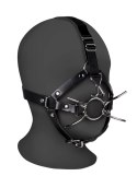Head Harness with Spider Gag and Nose Hooks - Black Head Harness with Spider Gag and Nose Hooks - Black