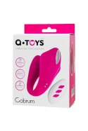 A-TOYS Vibrator for couples Cobrum, silicone, pink, 9.6 cm A-TOYS Vibrator for couples Cobrum, silicone, pink, 9.6 cm