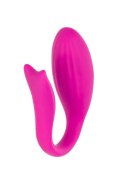 A-TOYS Vibrator for couples Dolphy, silicone, pink, 9.6 cm A-TOYS Vibrator for couples Dolphy, silicone, pink, 9.6 cm