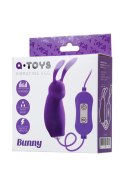 A-TOYS, Vibro egg 'Bunny', with control panel, silicone, violet A-TOYS, Vibro egg 'Bunny', with control panel, silicone, violet