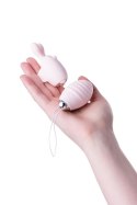 JOS VITA finger vibrating egg and vibrating attachment, silicone, powder pink, 8.5 and 8 cm JOS VITA finger vibrating egg and vibrating attachment, silicone, powder pink, 8.5 and 8 cm