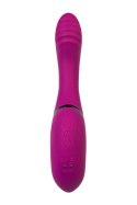 JOS Vibrator with clitoral stimulator JOS Spin, silicone, purple, 23 cm JOS Vibrator with clitoral stimulator JOS Spin, silicone, purple, 23 cm