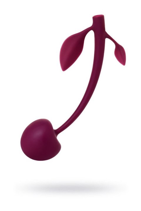 Wild cherry JOS pleasure ball with a ball inside and flexible tail color:cherry Wild cherry JOS pleasure ball with a ball inside and flexible tail color:cherry