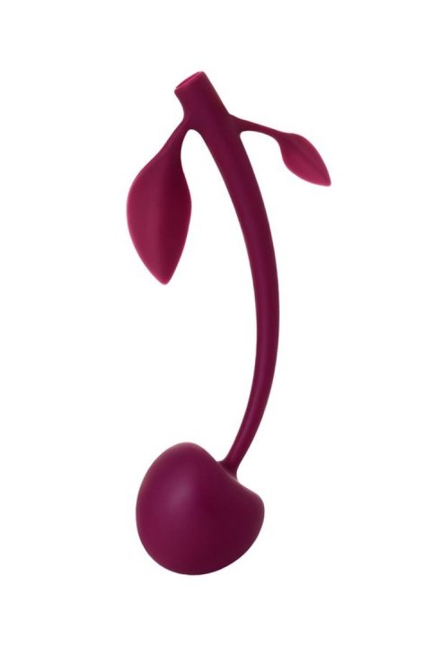 Wild cherry JOS pleasure ball with a ball inside and flexible tail color:cherry Wild cherry JOS pleasure ball with a ball inside and flexible tail color:cherry