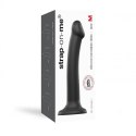 SEMI-REALISTIC DUAL DENSITY BENDABLE DILDO BLACK - M SEMI-REALISTIC DUAL DENSITY BENDABLE DILDO BLACK - M