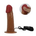 PRETTY LOVE - HARNESS BRIEFS Starks Universal Strap-On Harness 6,9'' Vibration Dildo Light Brown PRETTY LOVE - HARNESS BRIEFS Starks Universal Strap-On Harness 6,9'' Vibration Dildo Light Brown
