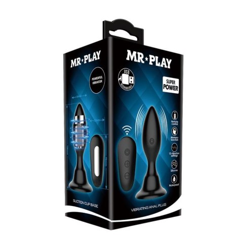 MR PLAY - VIBRATING ANAL PLUG MR PLAY - VIBRATING ANAL PLUG