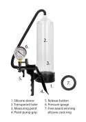 Elite Beginner Pump With PSI Gauge - Transparent Elite Beginner Pump With PSI Gauge - Transparent