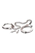 FETISH FANTASY SERIES METAL LEG CUFFS SILVER FETISH FANTASY SERIES METAL LEG CUFFS SILVER