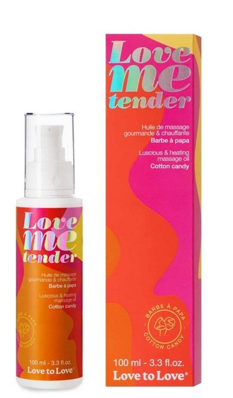 LOVE ME TENDER - MASSAGE OIL - COTTON CANDY 100ML / 3.3FL.OZ. LOVE ME TENDER - MASSAGE OIL - COTTON CANDY 100ML / 3.3FL.OZ.