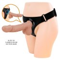 PRETTY LOVE - HARNESS BRIEFS Jerry Universal Strap-On Harness 7,6'' Dildo Flesh PRETTY LOVE - HARNESS BRIEFS Jerry Universal Strap-On Harness 7,6'' Dildo Flesh