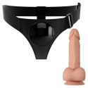 PRETTY LOVE - HARNESS BRIEFS Jerry Universal Strap-On Harness 7,6'' Dildo Flesh PRETTY LOVE - HARNESS BRIEFS Jerry Universal Strap-On Harness 7,6'' Dildo Flesh