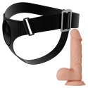 PRETTY LOVE - HARNESS BRIEFS Jerry Universal Strap-On Harness 7,6'' Dildo Flesh PRETTY LOVE - HARNESS BRIEFS Jerry Universal Strap-On Harness 7,6'' Dildo Flesh