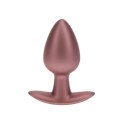 Smooth Silicone Anal Plug - Medium - 3.1 / 7,9 cm - Rose Gold Smooth Silicone Anal Plug - Medium - 3.1 / 7,9 cm - Rose Gold
