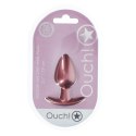 Smooth Silicone Anal Plug - Medium - 3.1 / 7,9 cm - Rose Gold Smooth Silicone Anal Plug - Medium - 3.1 / 7,9 cm - Rose Gold