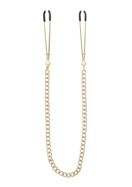 Tweezers With Chain Gold