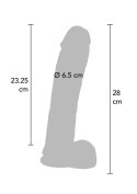Dildo-COCK 11 INCH W/ BALLS FLESH Dildo-COCK 11 INCH W/ BALLS FLESH