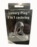 Ring- 3in1 Cockring Black Ring- 3in1 Cockring Black