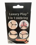 Ring- 3in1 Cockring Black Ring- 3in1 Cockring Black