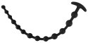 Black Velvets Anal Beads Silic Black Velvets Anal Beads Silic