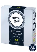 MISTER SIZE 49mm Condoms 3pcs Natural MISTER SIZE 49mm Condoms 3pcs Natural